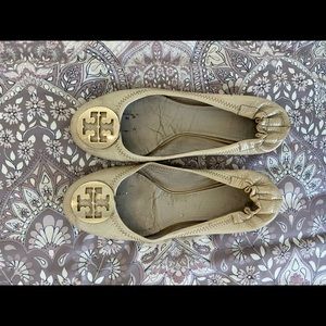 Tory Burch Nude Flats
